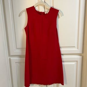 Loft Red Sleeveless Dress